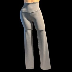 Nike Gray Dry-Fit Straight Leg Yoga Pants